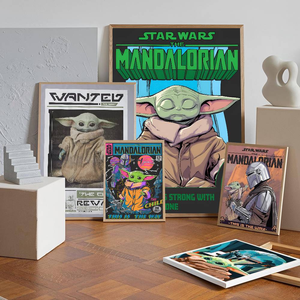 Baby Yoda Nursery Decor - TV Play The Mandalorian Baby Y-Yoda