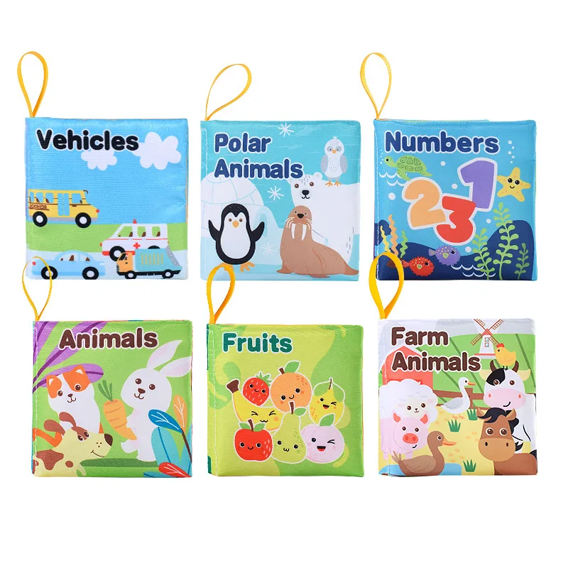 Baby Nursery Books - Baby Soft Cloth Book for Newborns