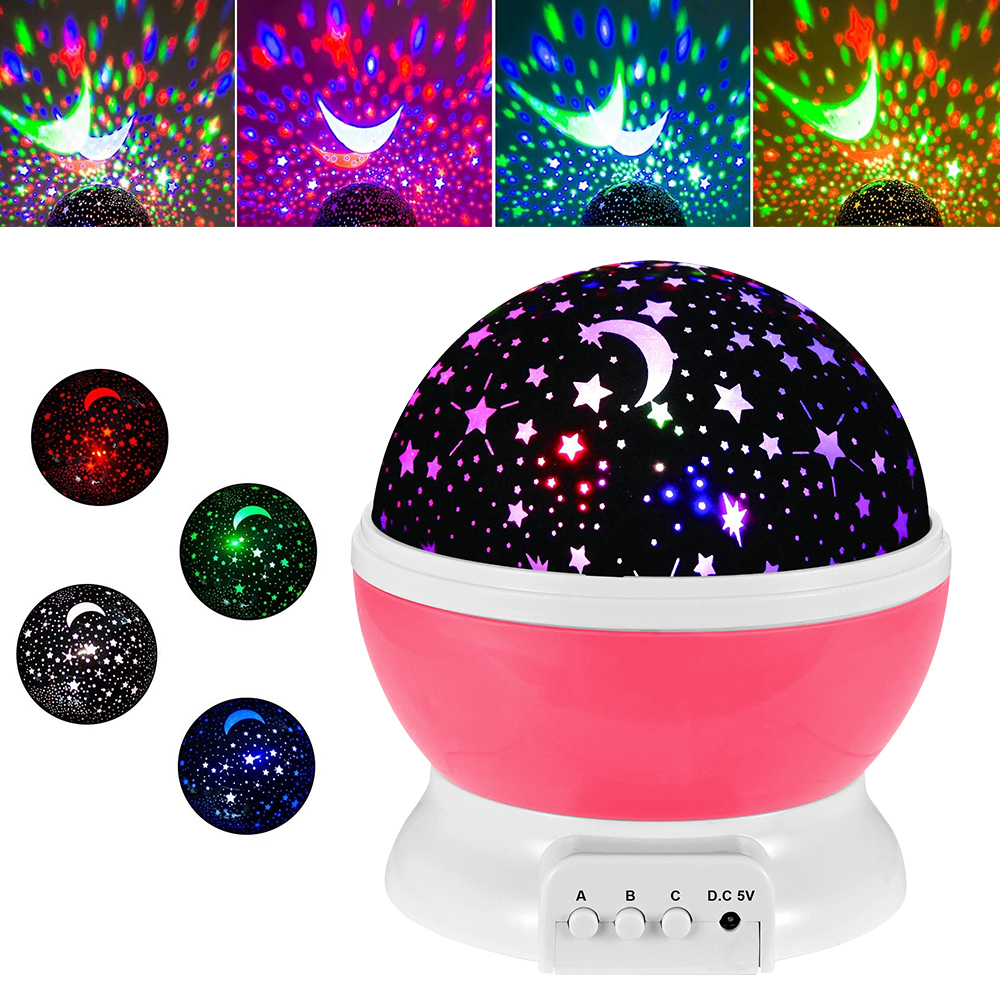 Baby Nursery Equipment - Night Lamp Projector Starry Sky Night