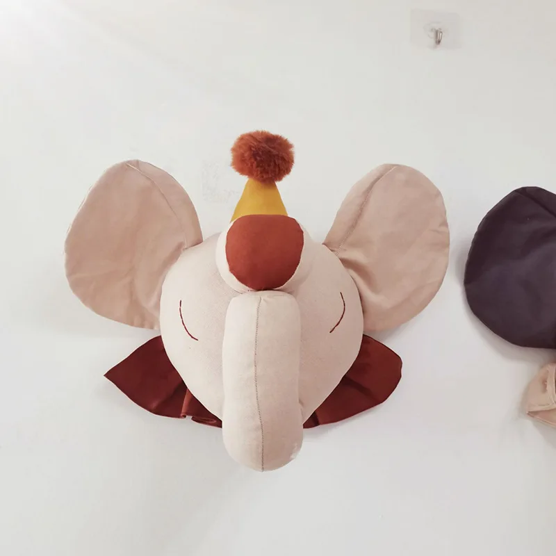 INS Cartoon Animals Head Wall  - Baby Nursery Girl Room reseña y precio