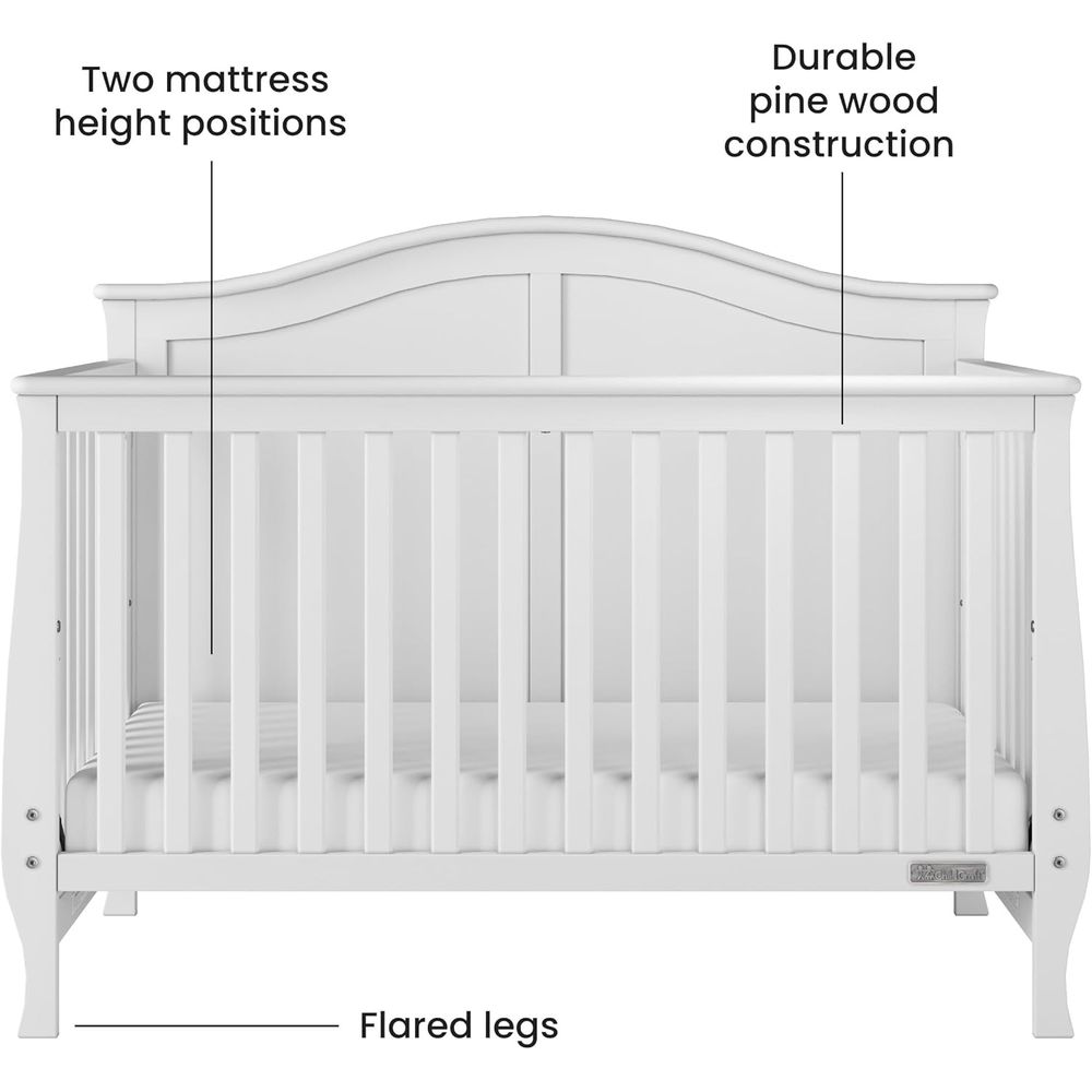 4-in-1 Convertible Crib Set fo - Convertible Crib Set reseña y precio