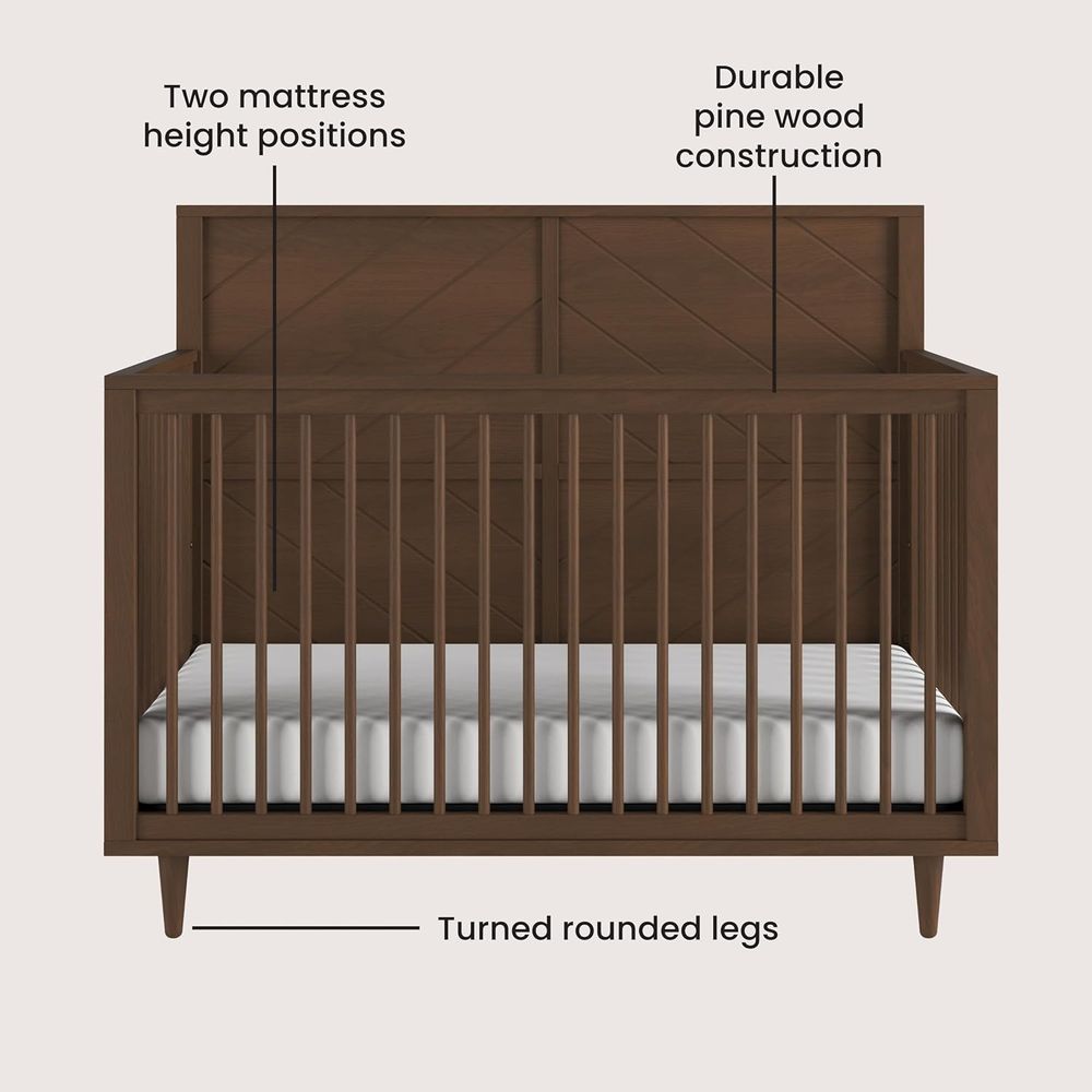 4-in-1 Convertible Crib Set fo - Convertible Crib Set reseña y precio