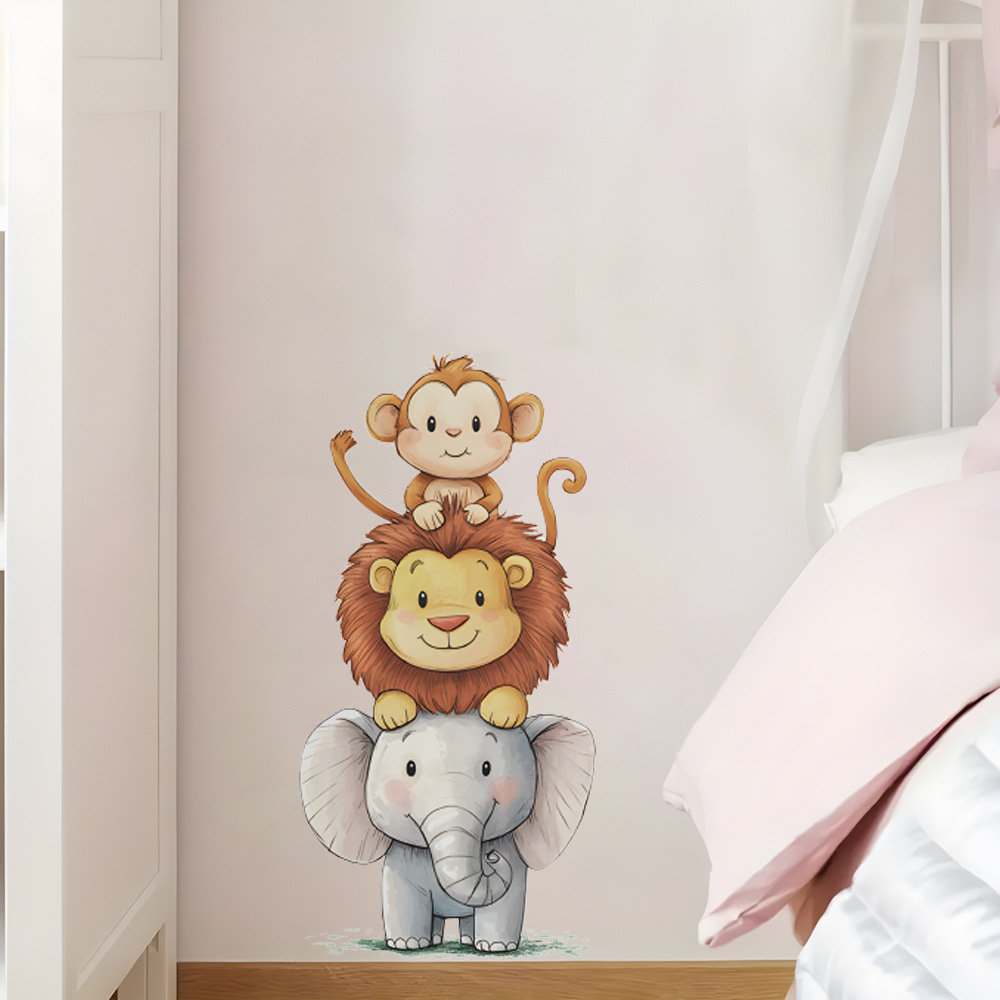 Cute Forest Animals Wall Stick - Baby Nursery Wallpaper reseña y precio