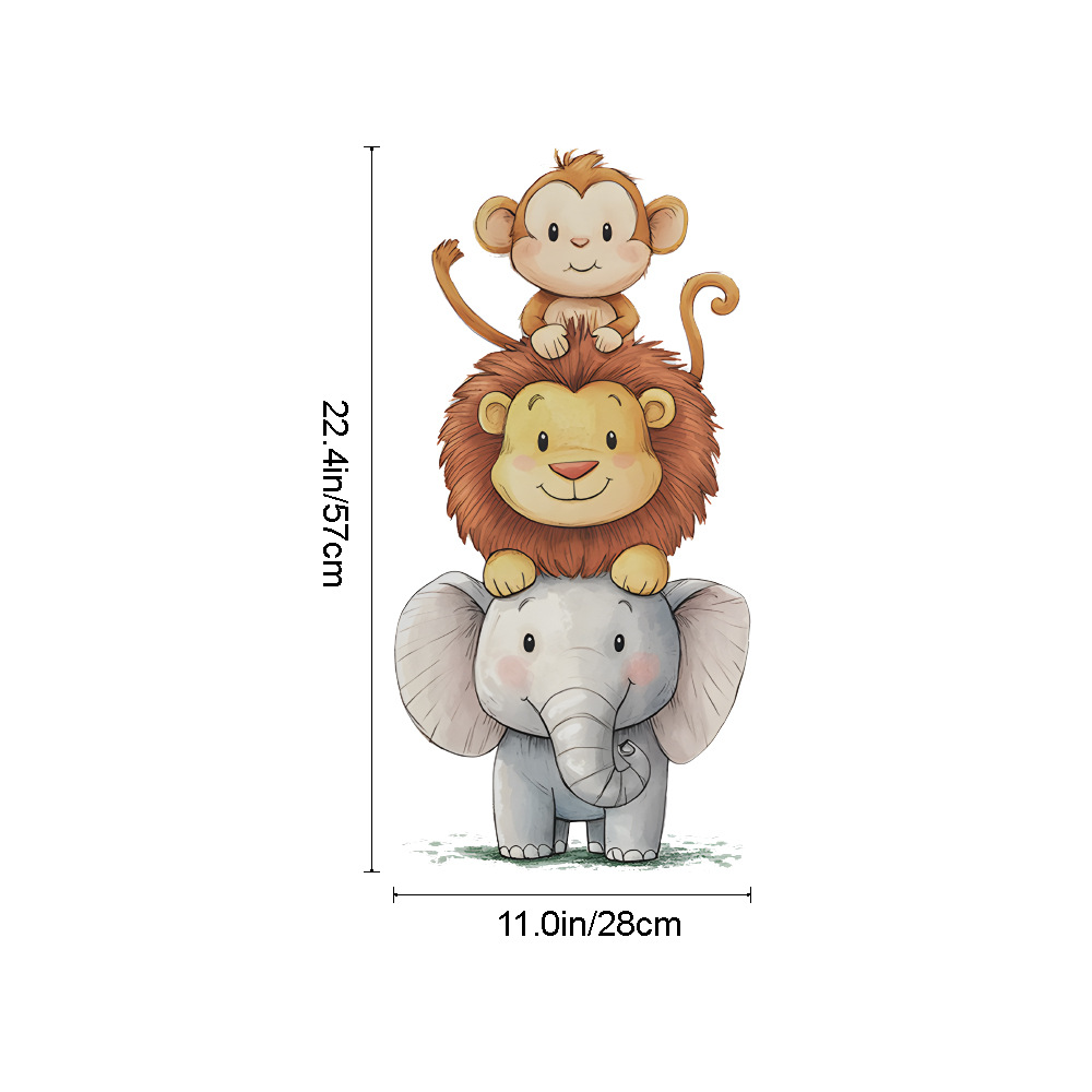 Cute Forest Animals Wall Stick - Baby Nursery Wallpaper reseña y precio