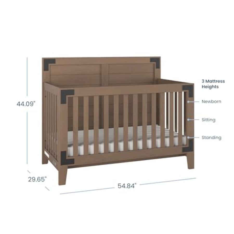 Lucas Design 4-in-1 Convertibl - Convertible Crib Set reseña y precio