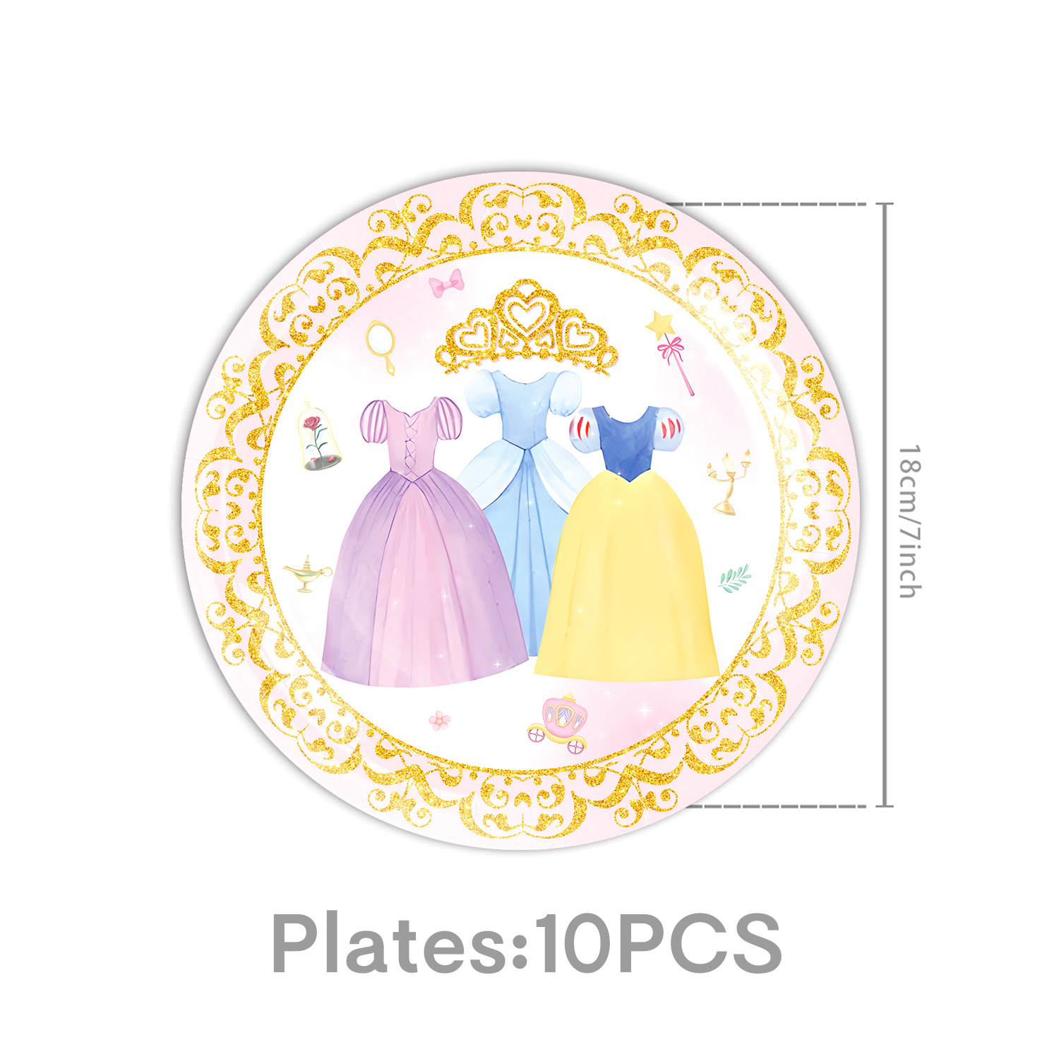 Princess Dress Girls Birthday  - Baby Nursery Girl Room reseña y precio