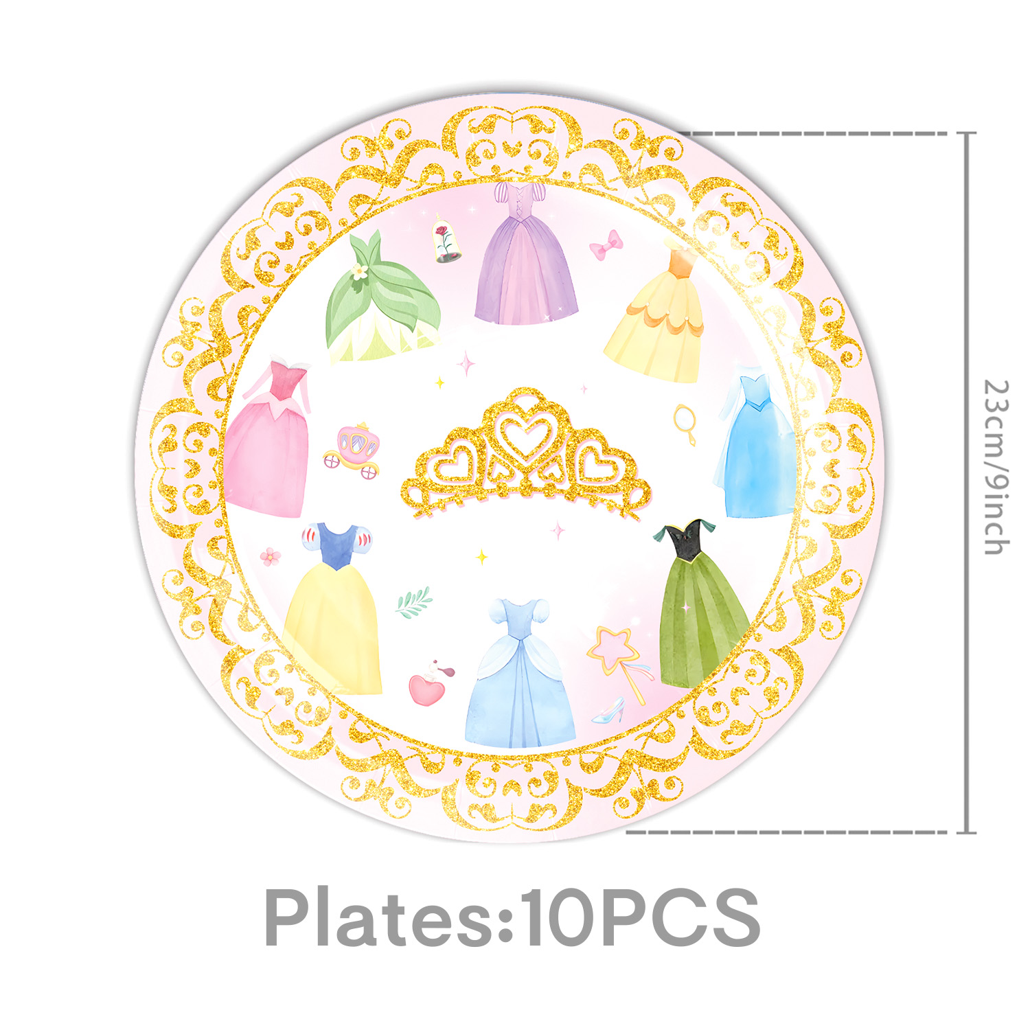 Princess Dress Girls Birthday  - Baby Nursery Girl Room reseña y precio