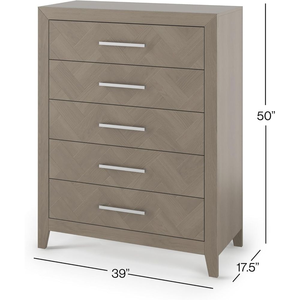 Transitional Gray Nursery Ches - Baby Nursery Baby reseña y precio