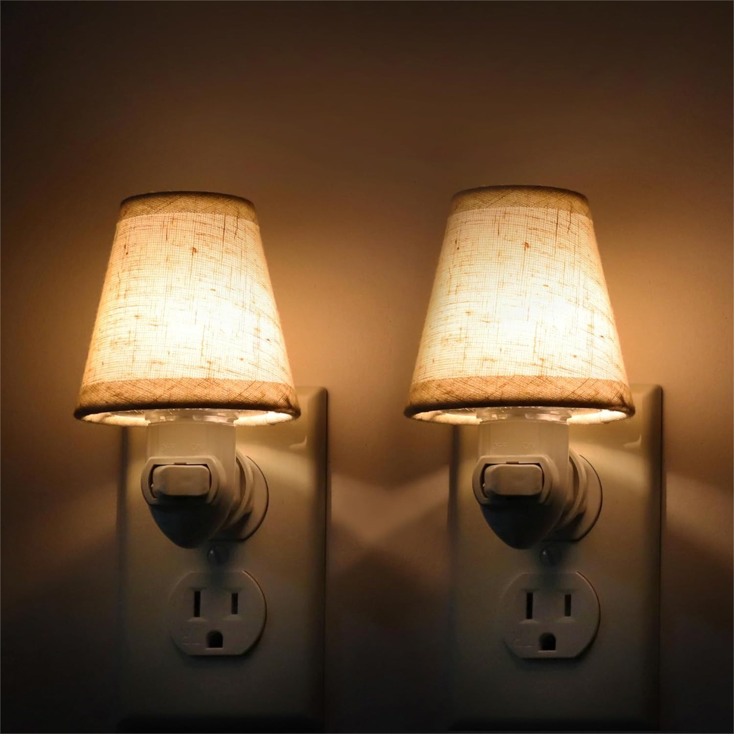 Vintage Plug in Night Light wi - Baby Nursery Light Shade reseña y precio
