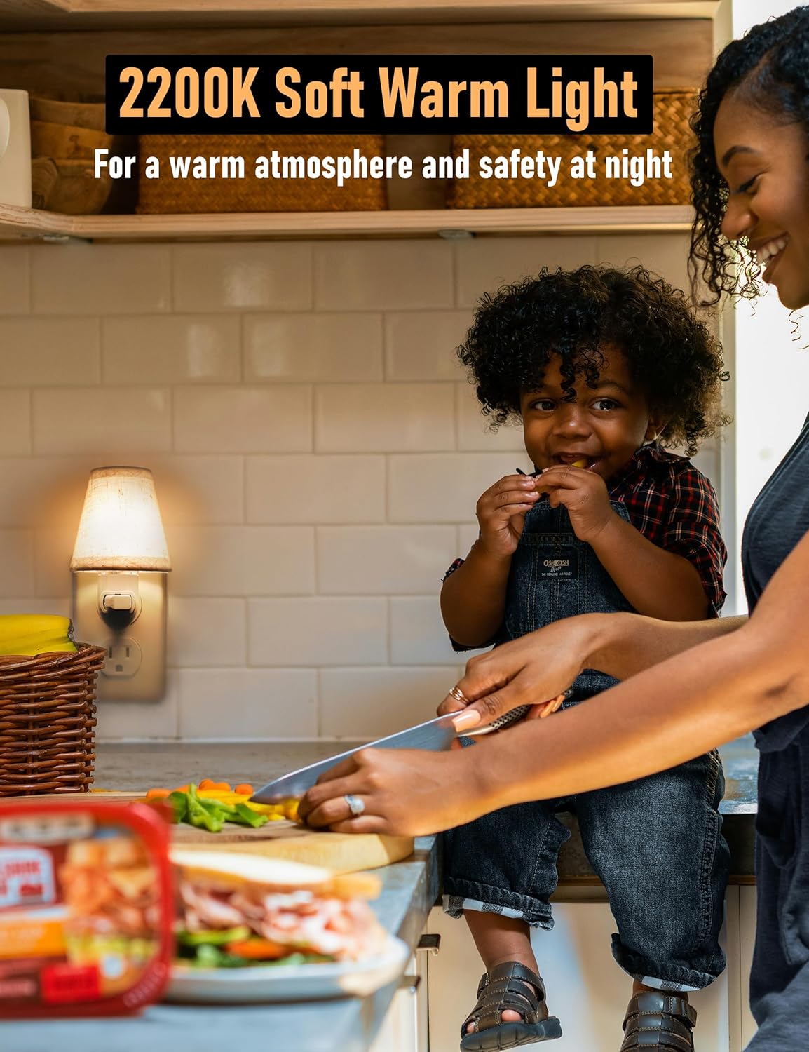 Vintage Plug in Night Light wi - Baby Nursery Light Shade reseña y precio