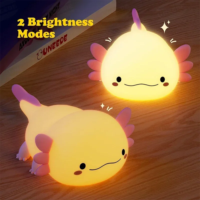 Cute Axolotl Night Light Silic - Baby Nursery Equipment reseña y precio