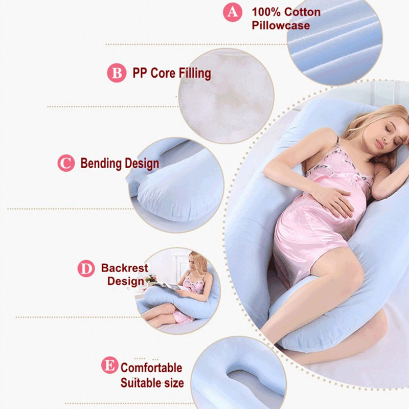 Pregnancy Pillow 130*70cm Slee - Baby Nursery Pillow reseña y precio