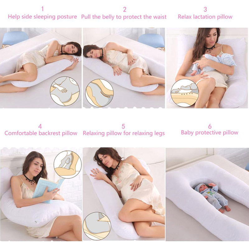 Pregnancy Pillow 130*70cm Slee - Baby Nursery Pillow reseña y precio