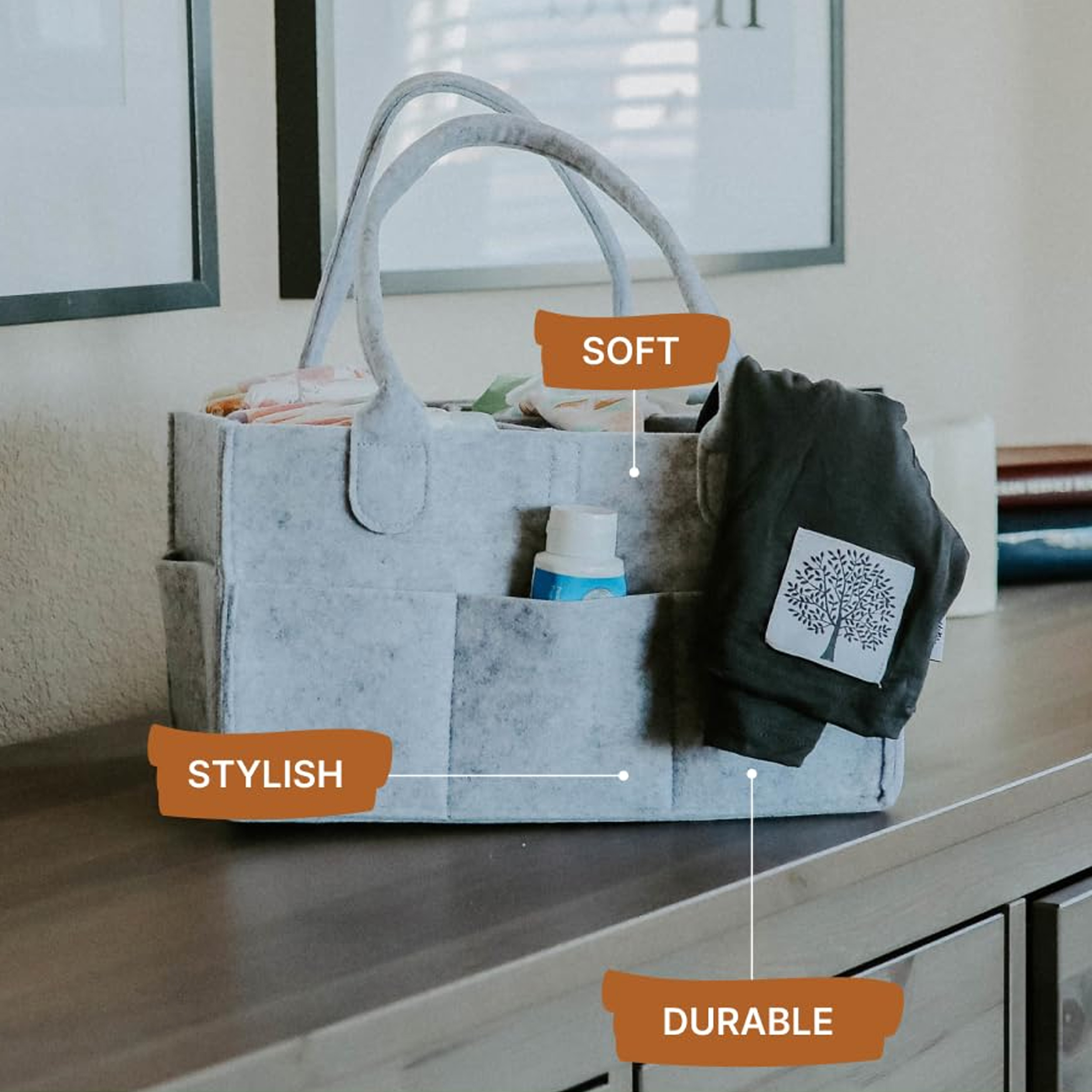Baby Diaper Caddy Organizer fo - Baby Nursery Organiser reseña y precio