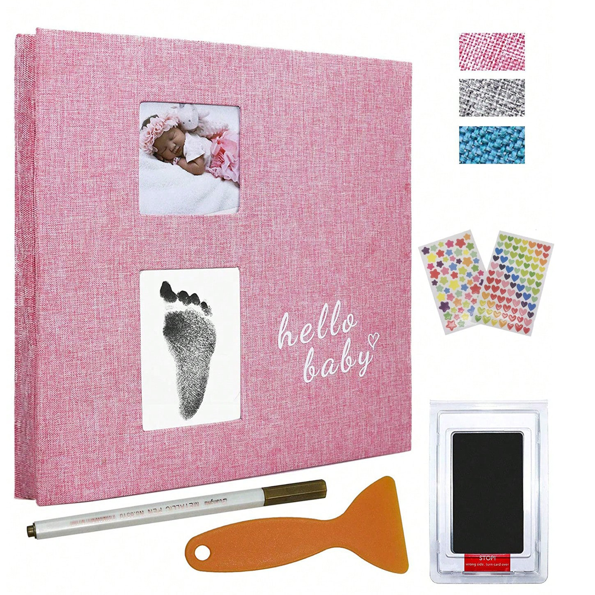 Baby photo album self-adhesive - Baby Nursery Books reseña y precio