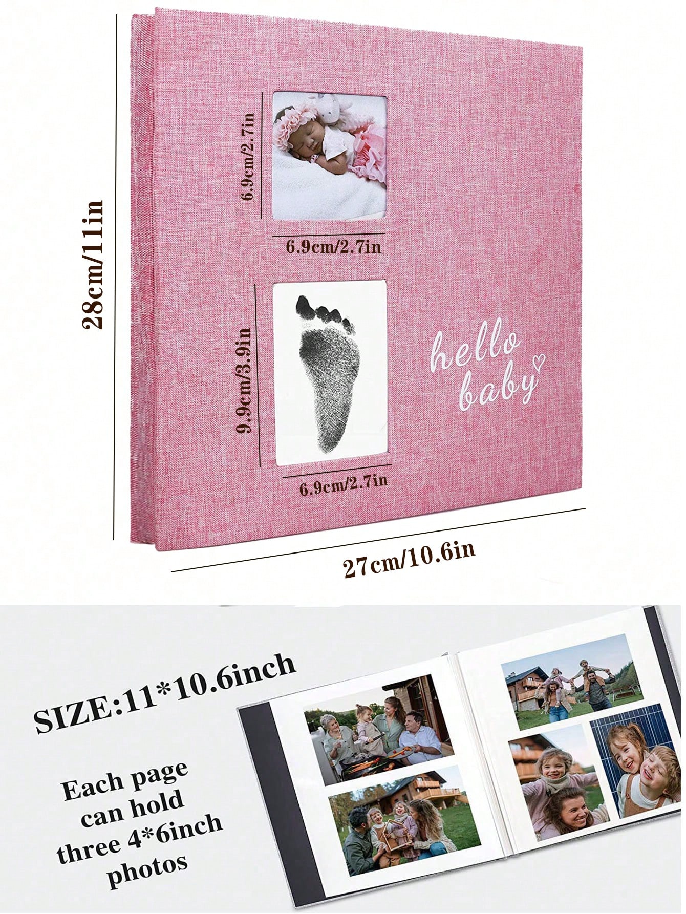 Baby photo album self-adhesive - Baby Nursery Books reseña y precio