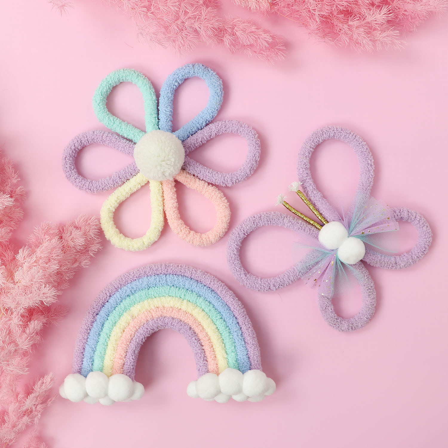 Nordic Rainbow Daisy Flower  B - Baby Nursery Girl Room reseña y precio