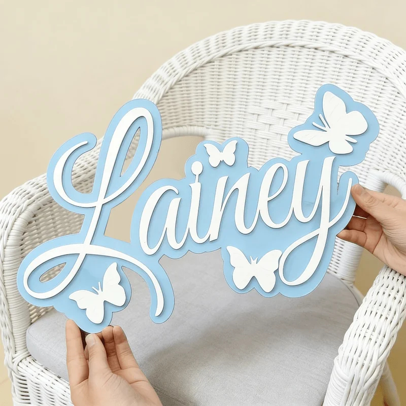 Personalized Baby Name Plaque, - Baby Nursery Toy reseña y precio