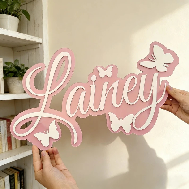 Personalized Baby Name Plaque, - Baby Nursery Toy reseña y precio
