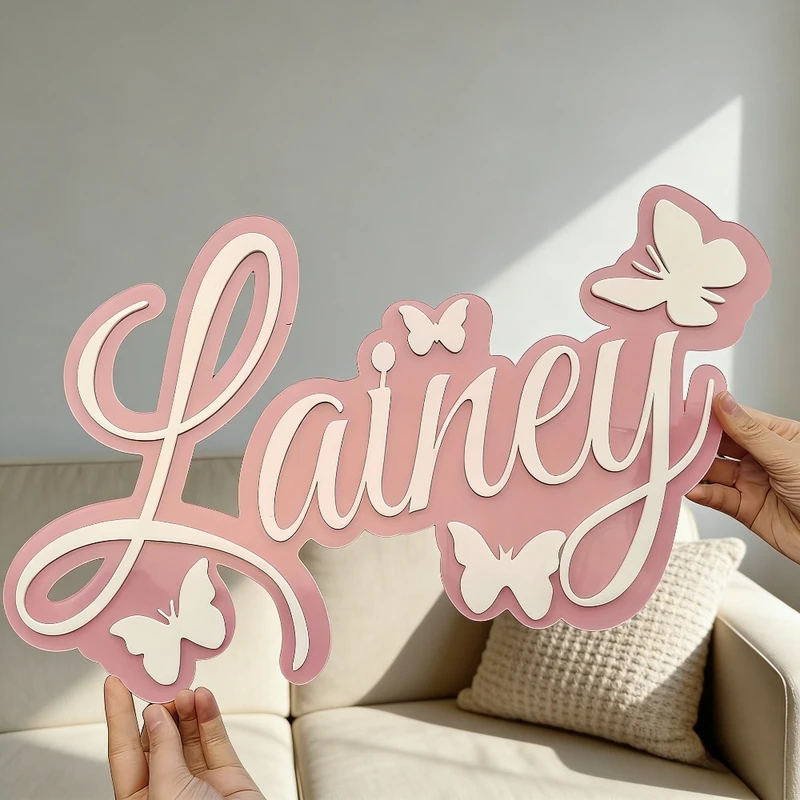 Personalized Baby Name Plaque, - Baby Nursery Toy reseña y precio