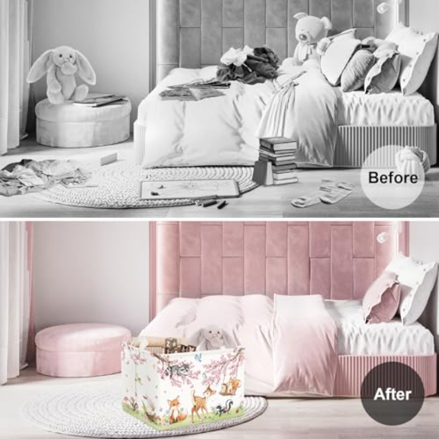 Forest Animal Baby Storage Bas - Baby Nursery Toy reseña y precio