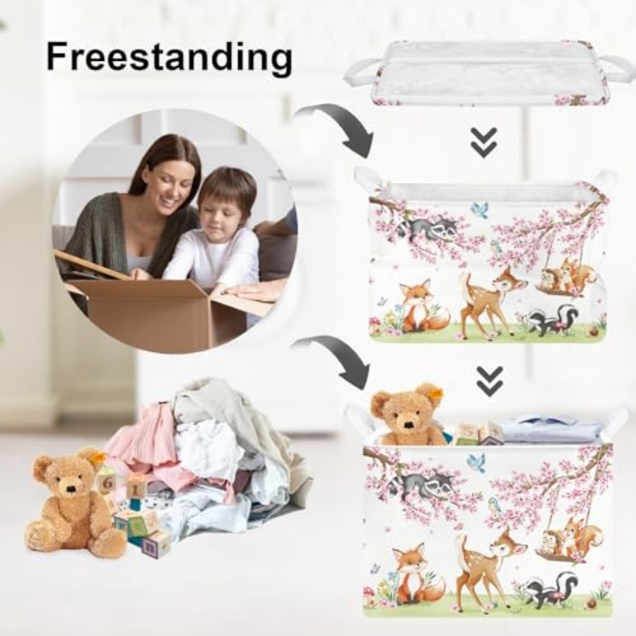 Forest Animal Baby Storage Bas - Baby Nursery Toy reseña y precio