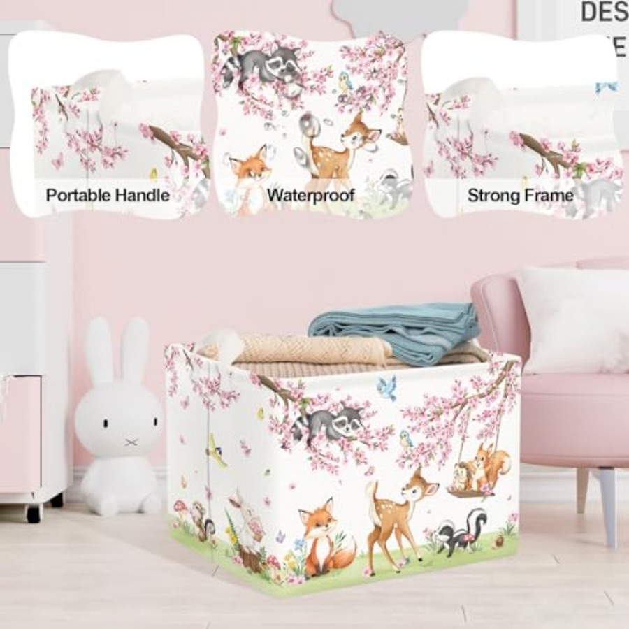 Forest Animal Baby Storage Bas - Baby Nursery Toy reseña y precio