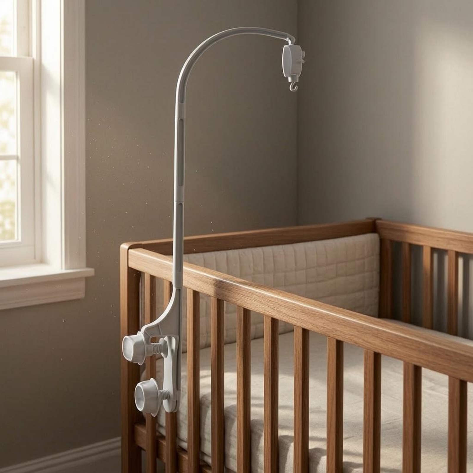 Baby Crib Mobile Stand White C - Baby Nursery Baby reseña y precio