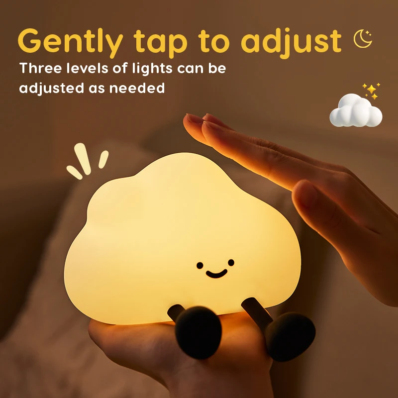 Cute Silicone Night Light Dimm - Baby Nursery Equipment reseña y precio