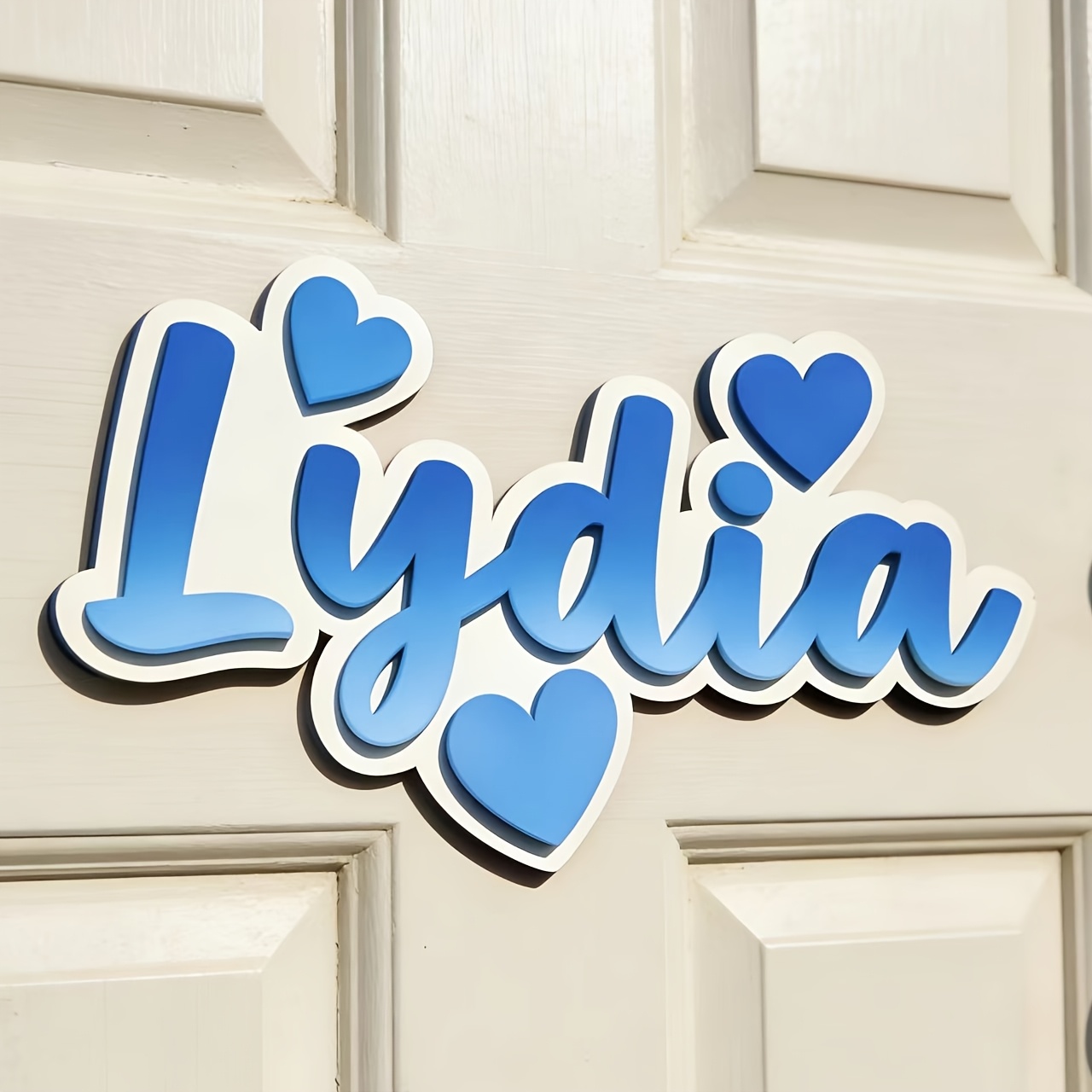 Personalized Gradient Heart Na - Baby Nursery Toy reseña y precio