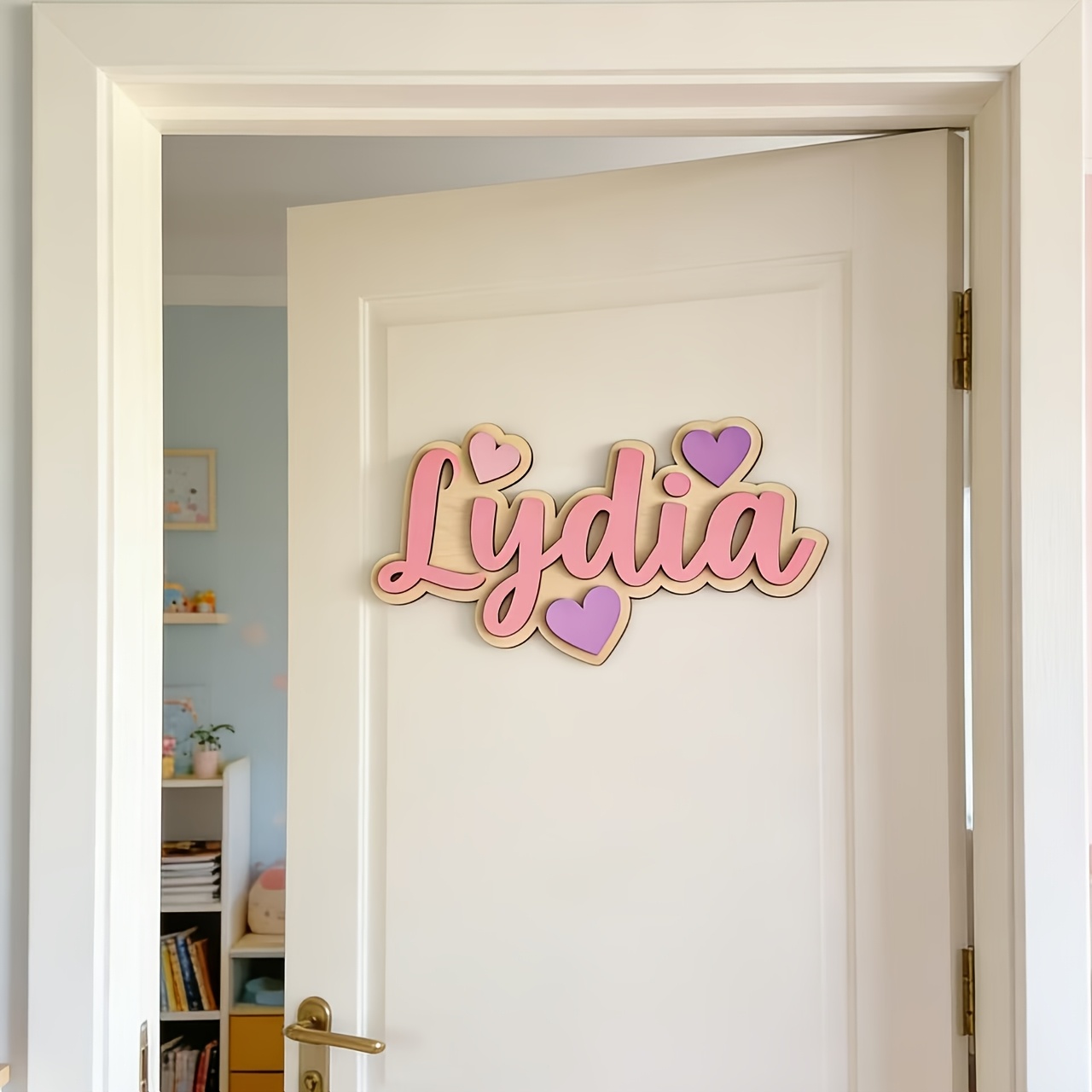 Personalized Gradient Heart Na - Baby Nursery Toy reseña y precio