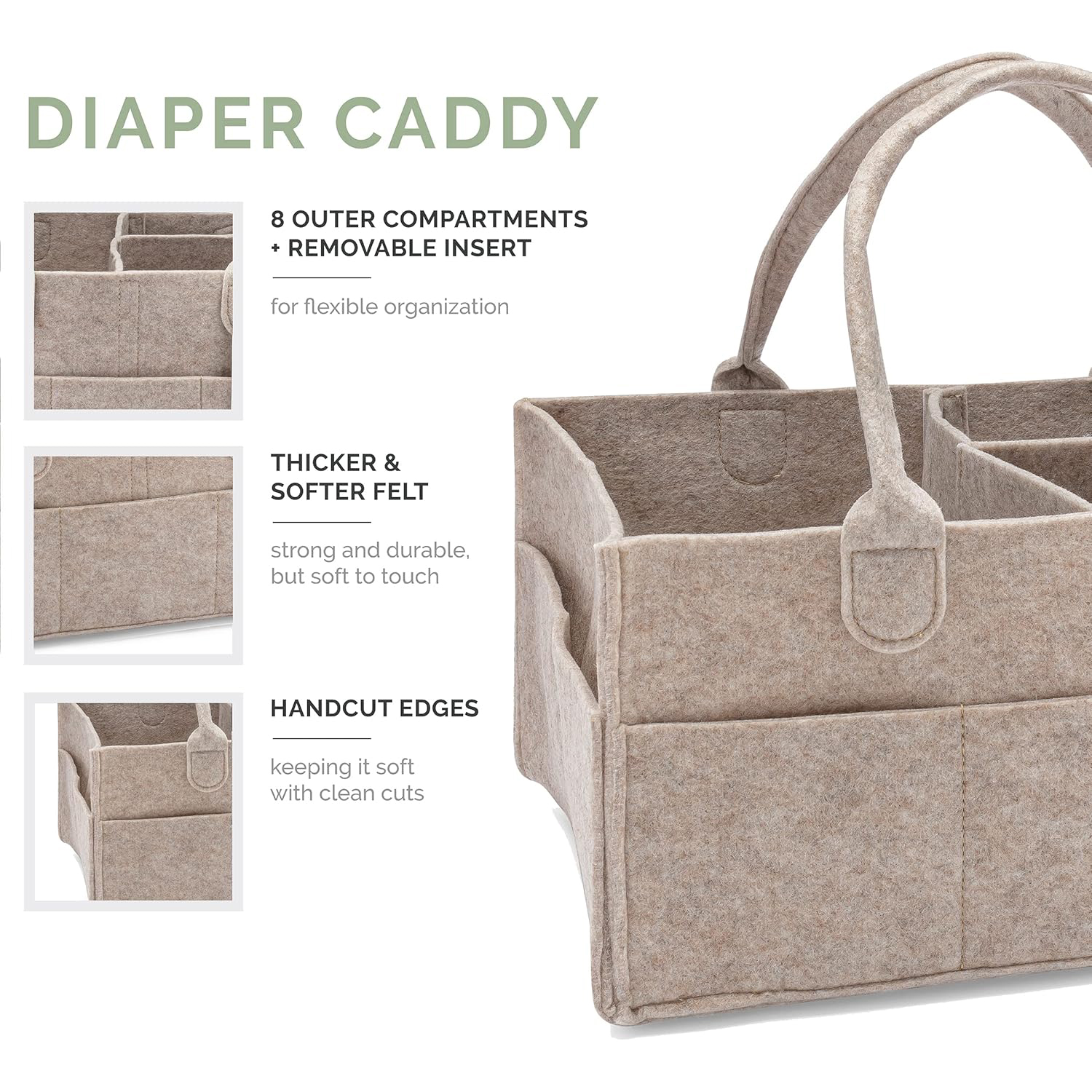 Diaper Caddy - Nursery Storage - Baby Nursery Organiser reseña y precio