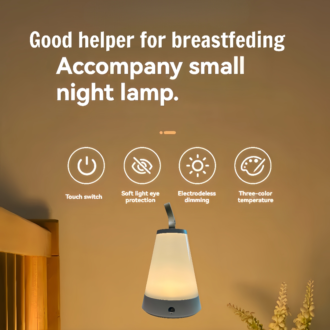 LED Night Light Bedside Lamp T - Baby Nursery Books reseña y precio