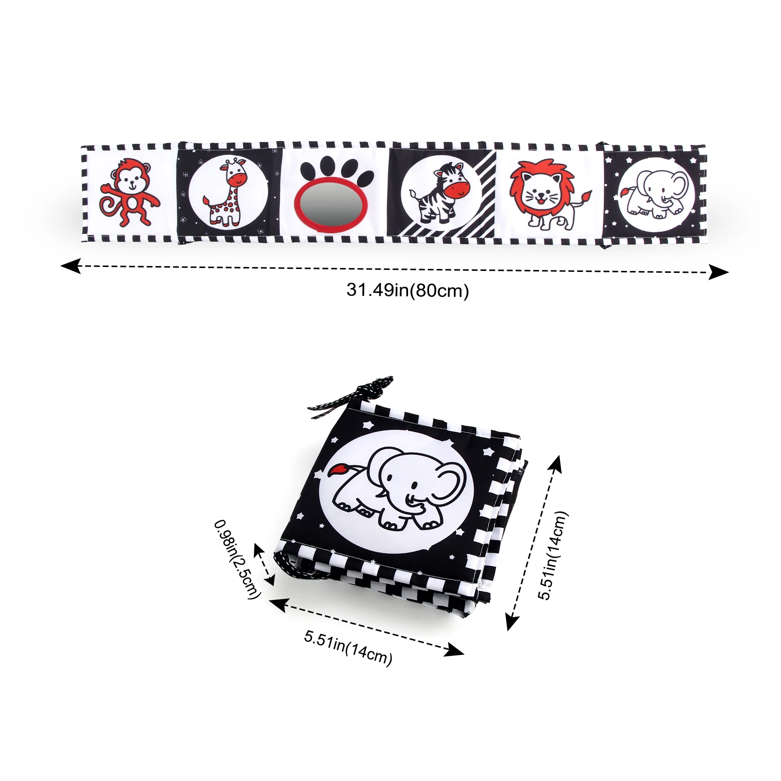Baby Bedside Cloth Book 0-12 M - Baby Nursery Books reseña y precio