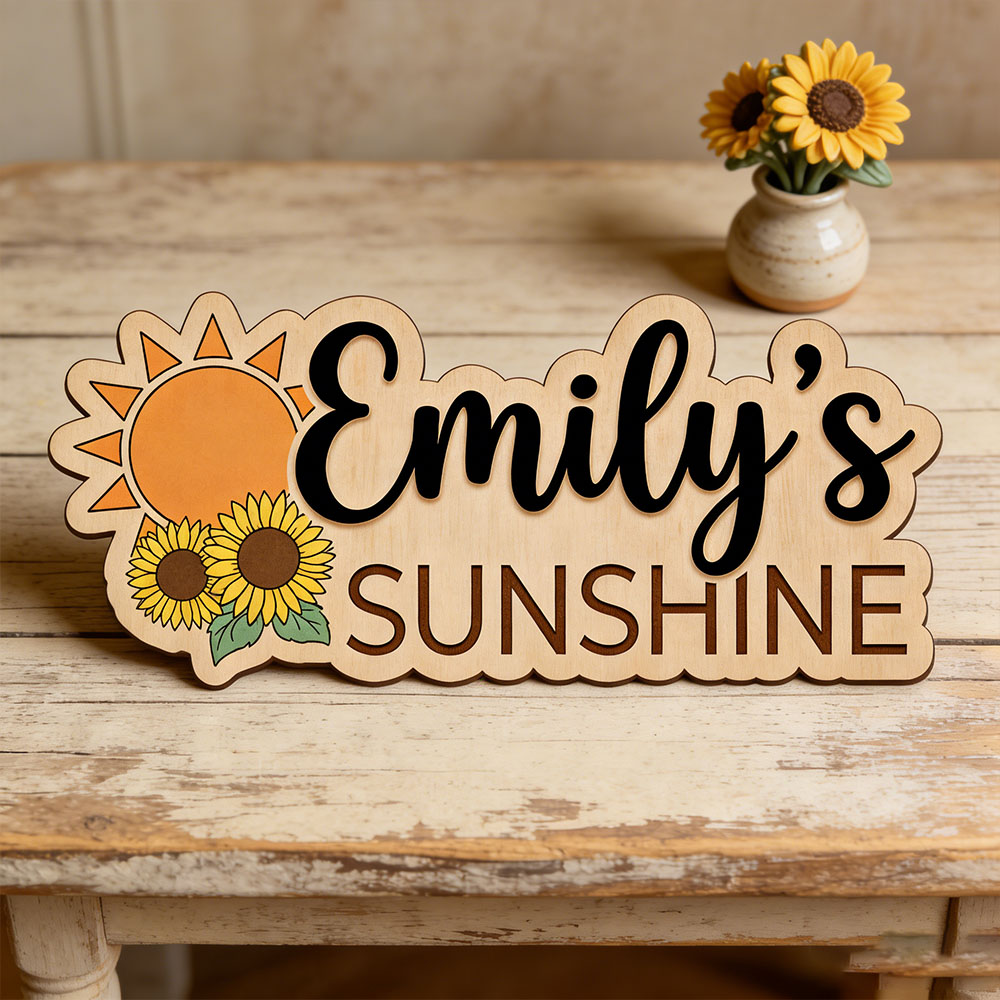 Sunflower Sunshine Themed Cust - Baby Nursery Toy reseña y precio