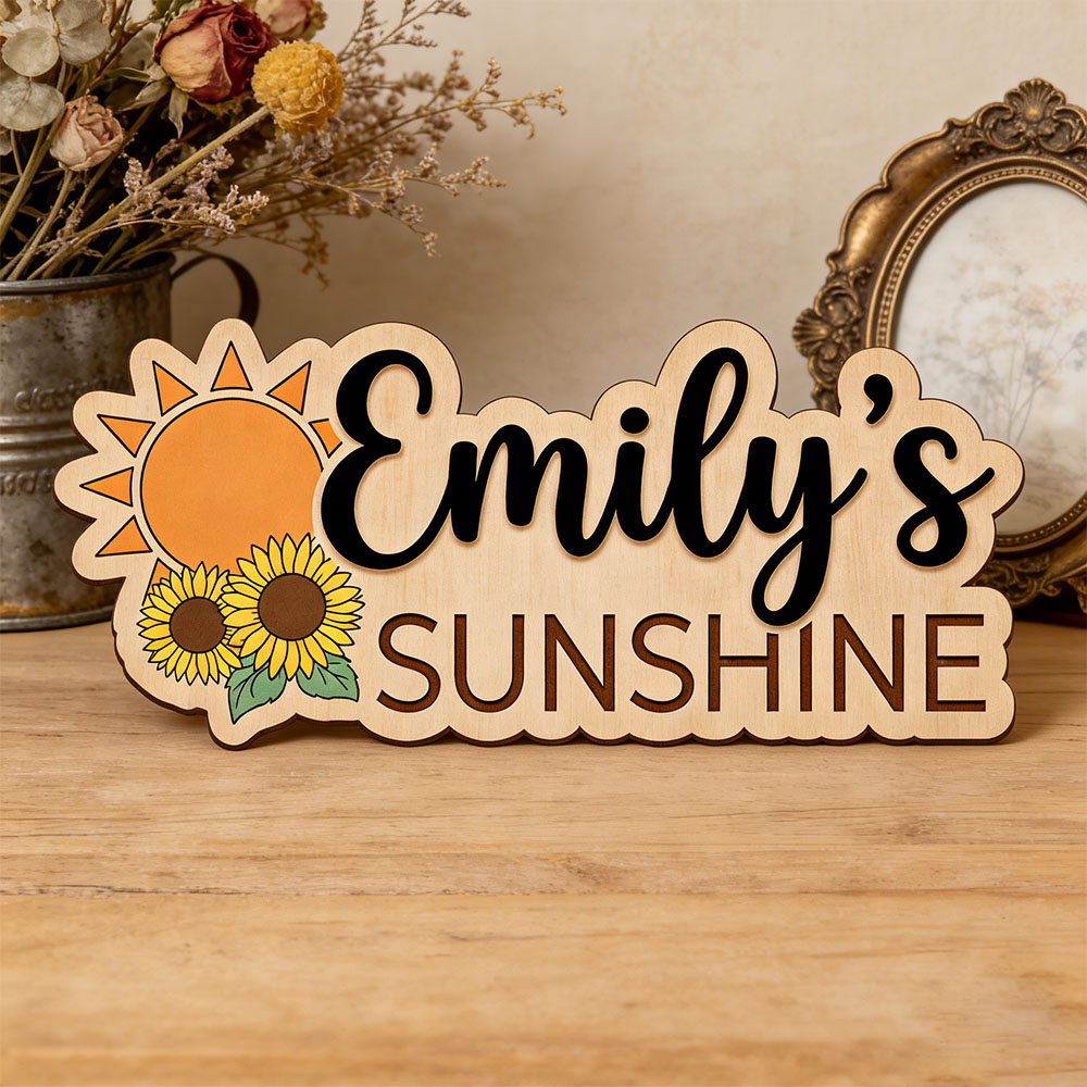 Sunflower Sunshine Themed Cust - Baby Nursery Toy reseña y precio