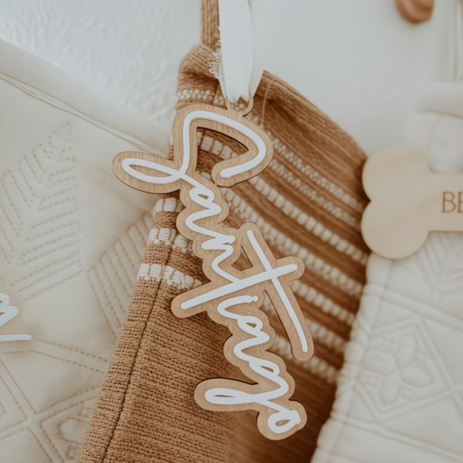 1Pc Custom Name Cute White Woo - Baby Nursery Toy reseña y precio