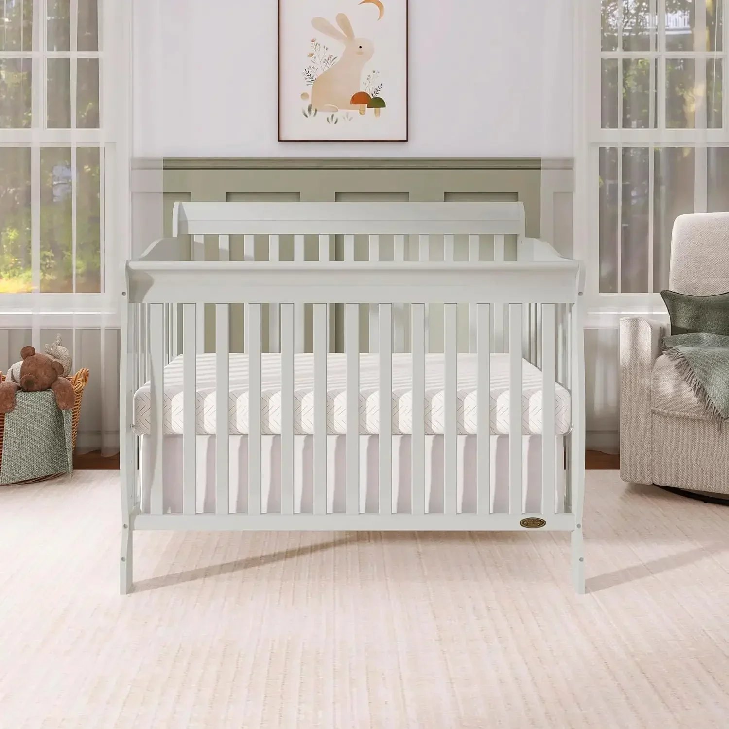 Ashton 4-In-1 Convertible Crib - Convertible Crib Set reseña y precio