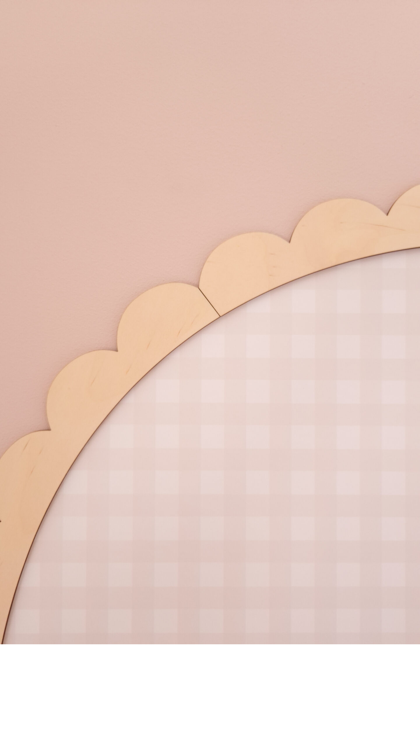 small Scalloped Arch Wooden Wa - Baby Nursery Frames reseña y precio