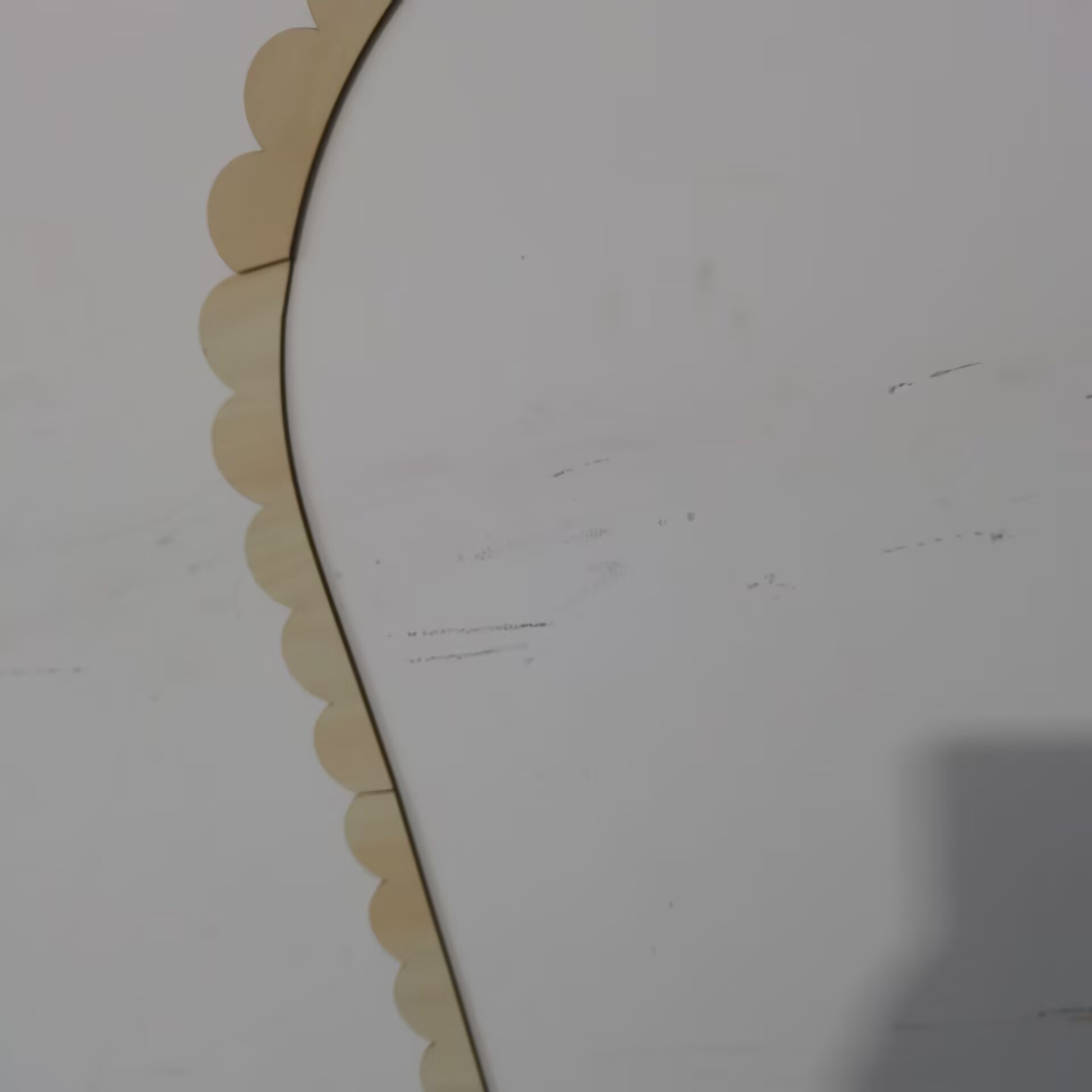 small Scalloped Arch Wooden Wa - Baby Nursery Frames reseña y precio