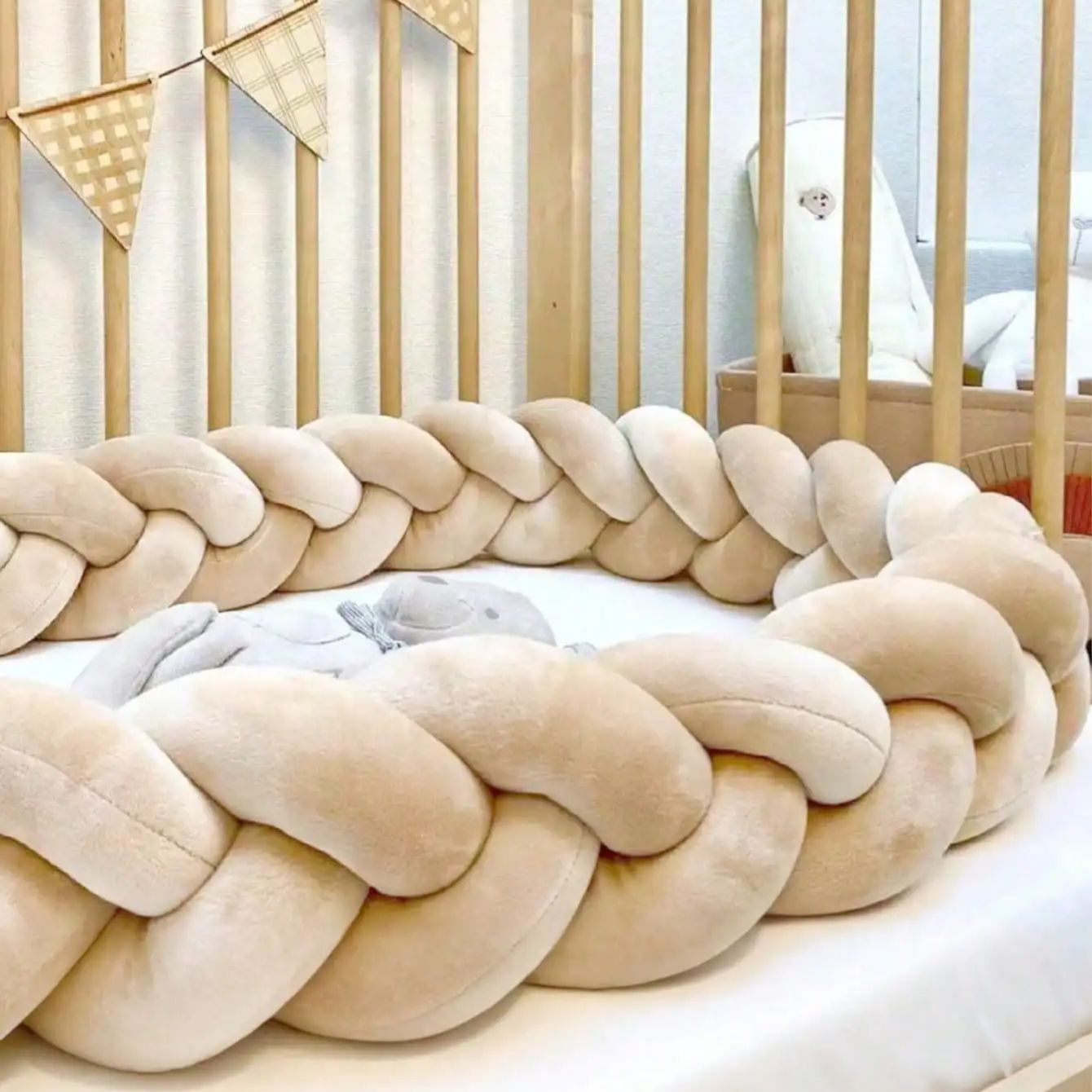 Bumper for Infant Crib Protect - Convertible Crib Set reseña y precio