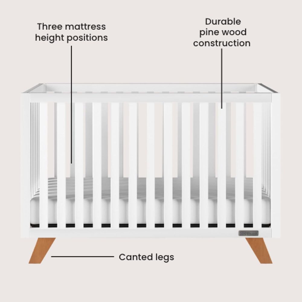 2-Piece Nursery Set: 4-in-1 Co - Convertible Crib Set reseña y precio