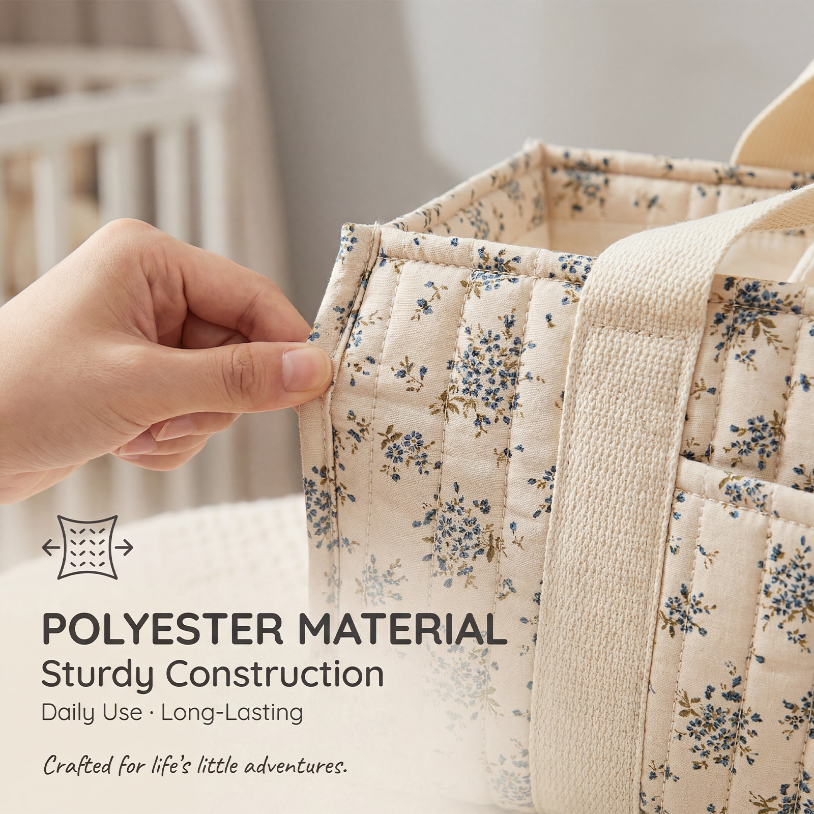 Foldable Diaper Caddy Organize - Baby Nursery Organiser reseña y precio