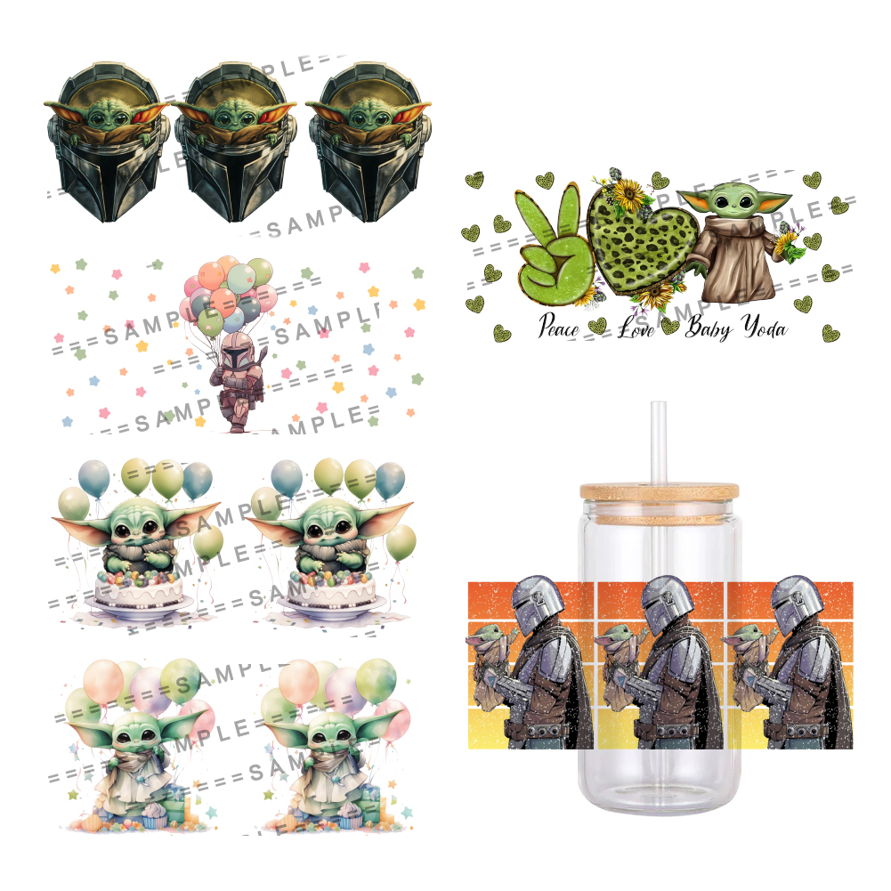 Baby Yoda Designs Disney Carto - Baby Yoda Nursery Decor reseña y precio