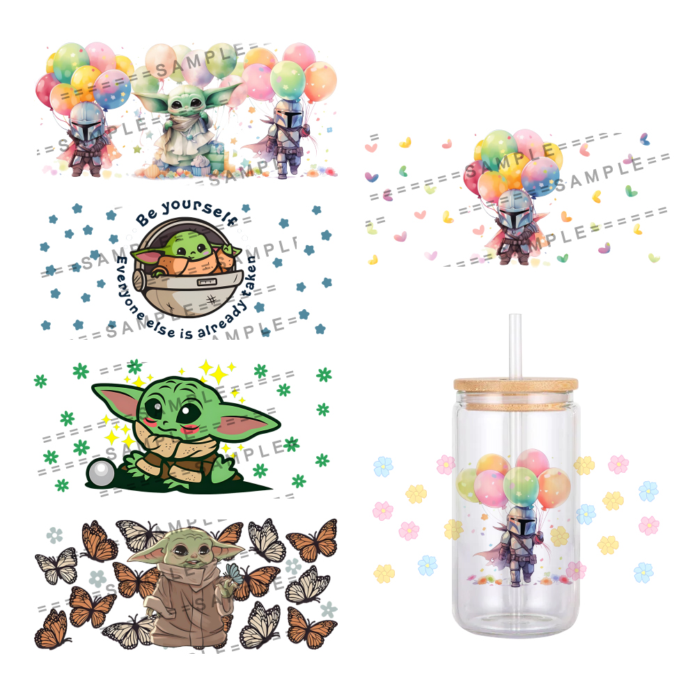 Baby Yoda Designs Disney Carto - Baby Yoda Nursery Decor reseña y precio