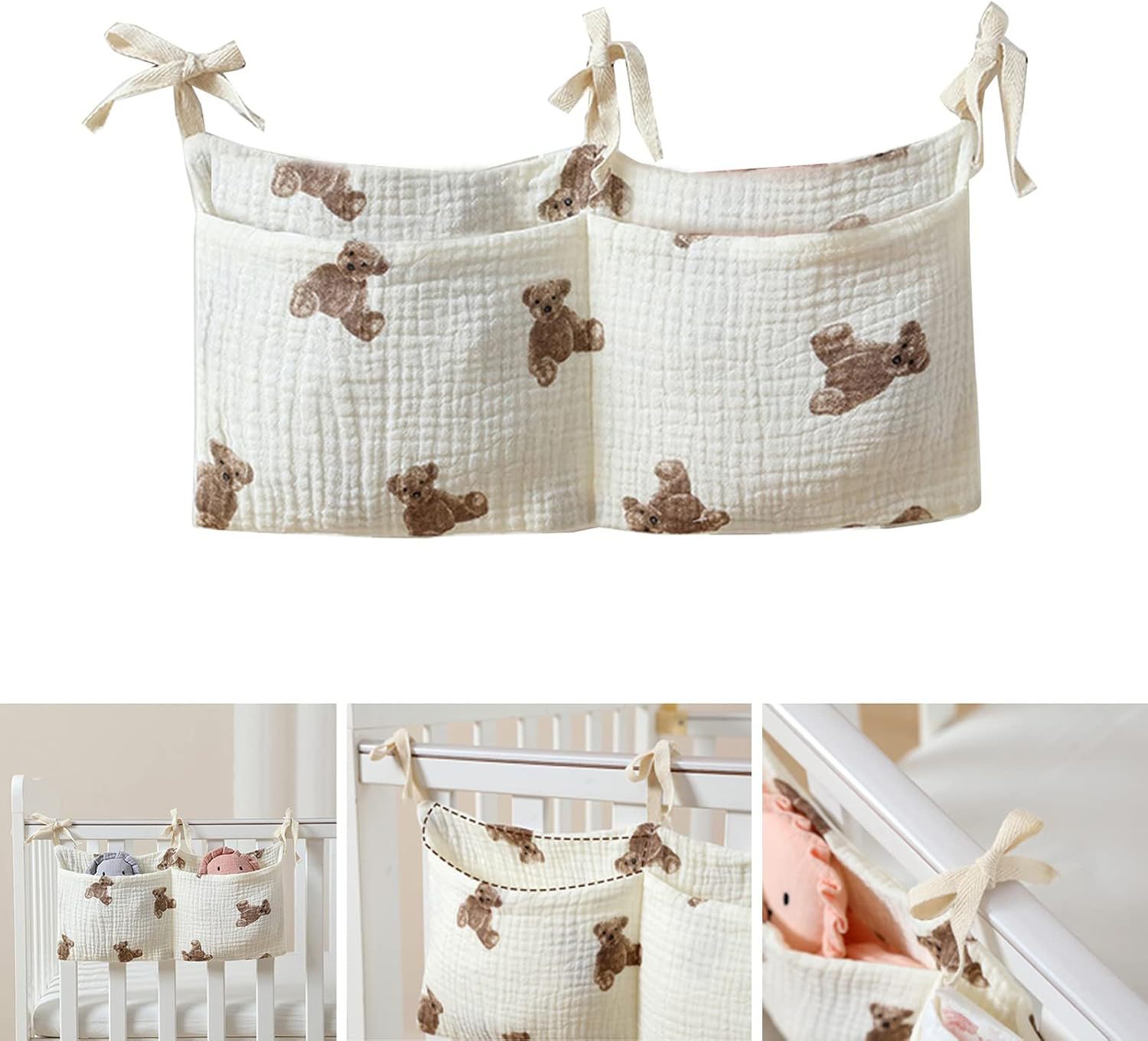 Baby Crib Organizer Cot Caddy  - Baby Nursery Organiser reseña y precio
