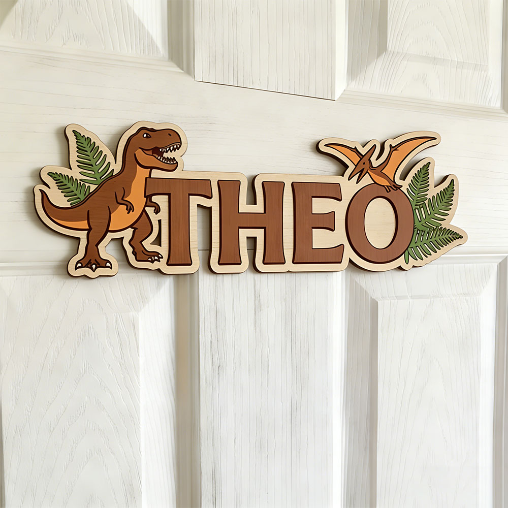 Personalized Dinosaur Name Sig - Baby Nursery Toy reseña y precio