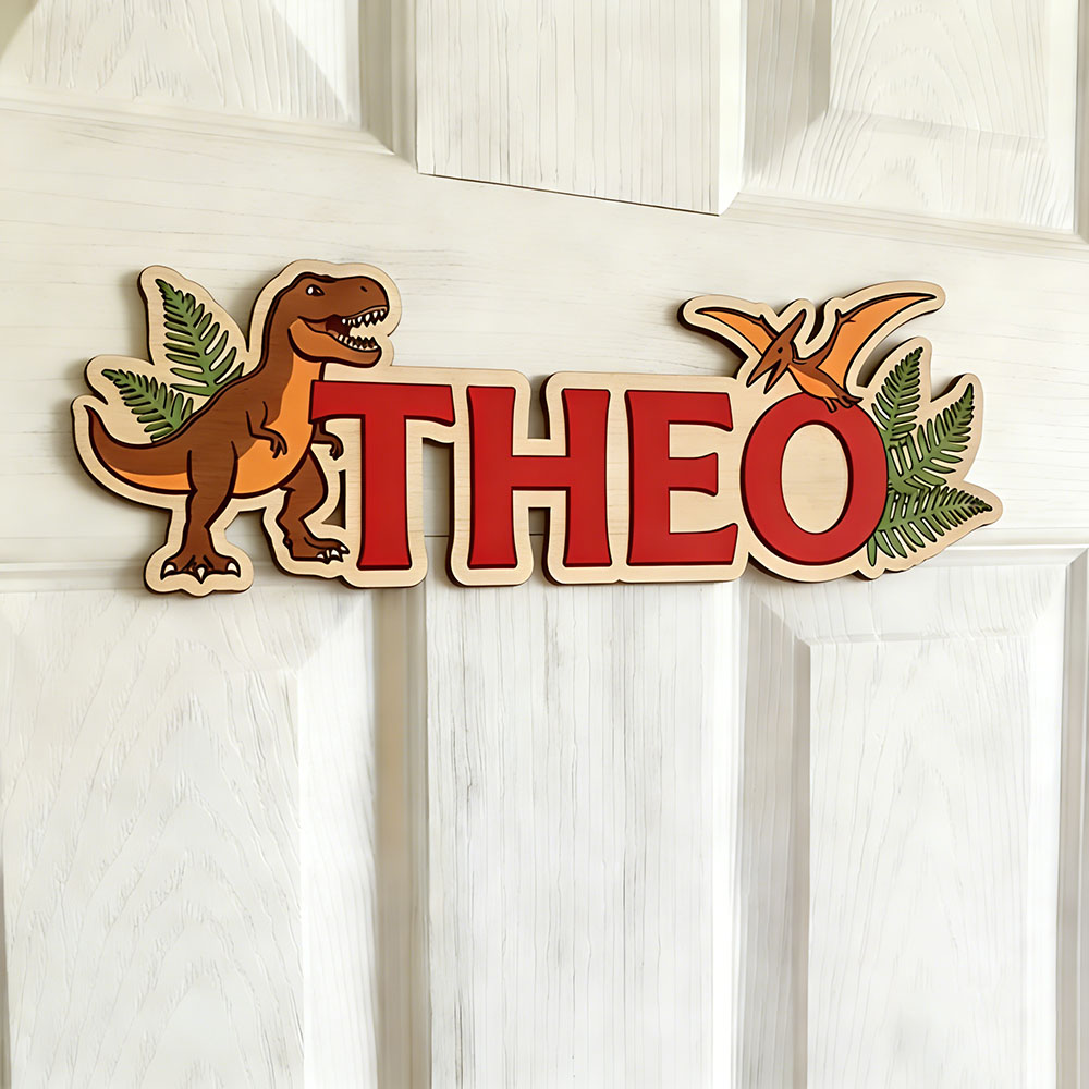 Personalized Dinosaur Name Sig - Baby Nursery Toy reseña y precio