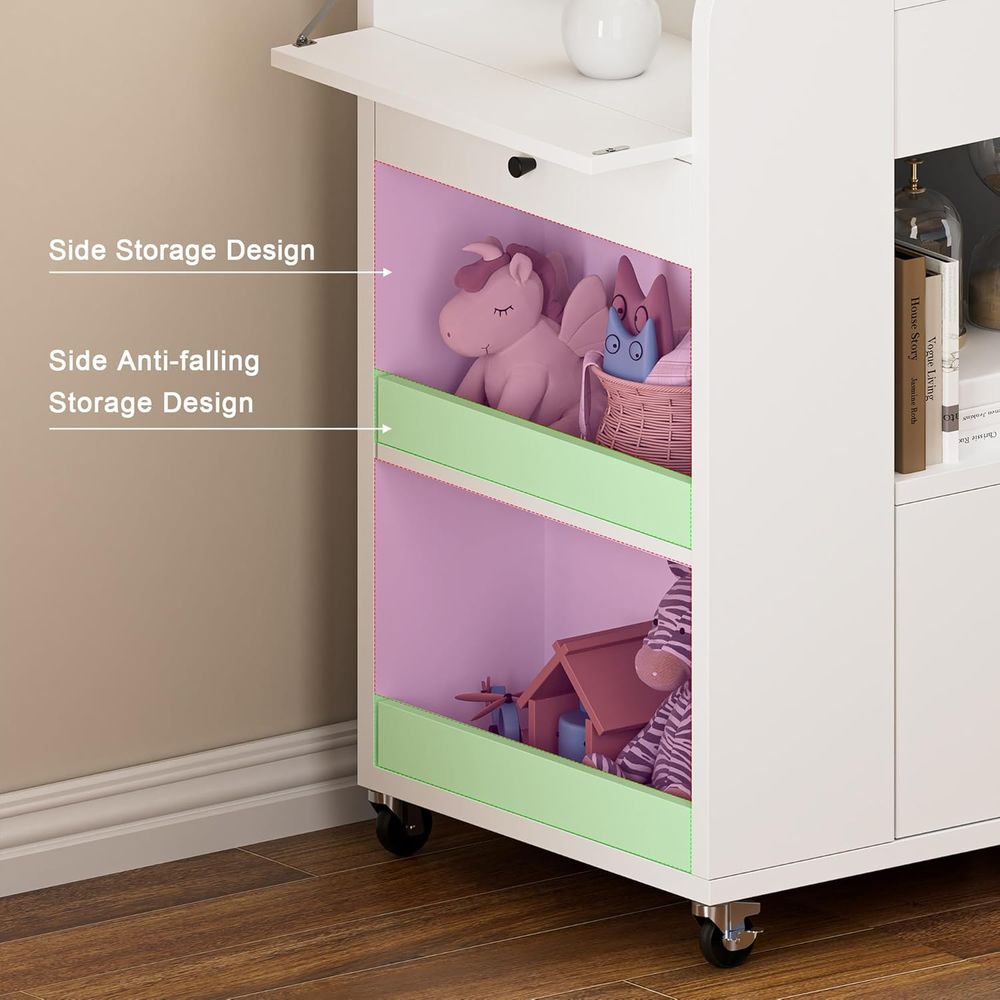 Portable Rolling Nursery Chest - Baby Nursery Baby reseña y precio