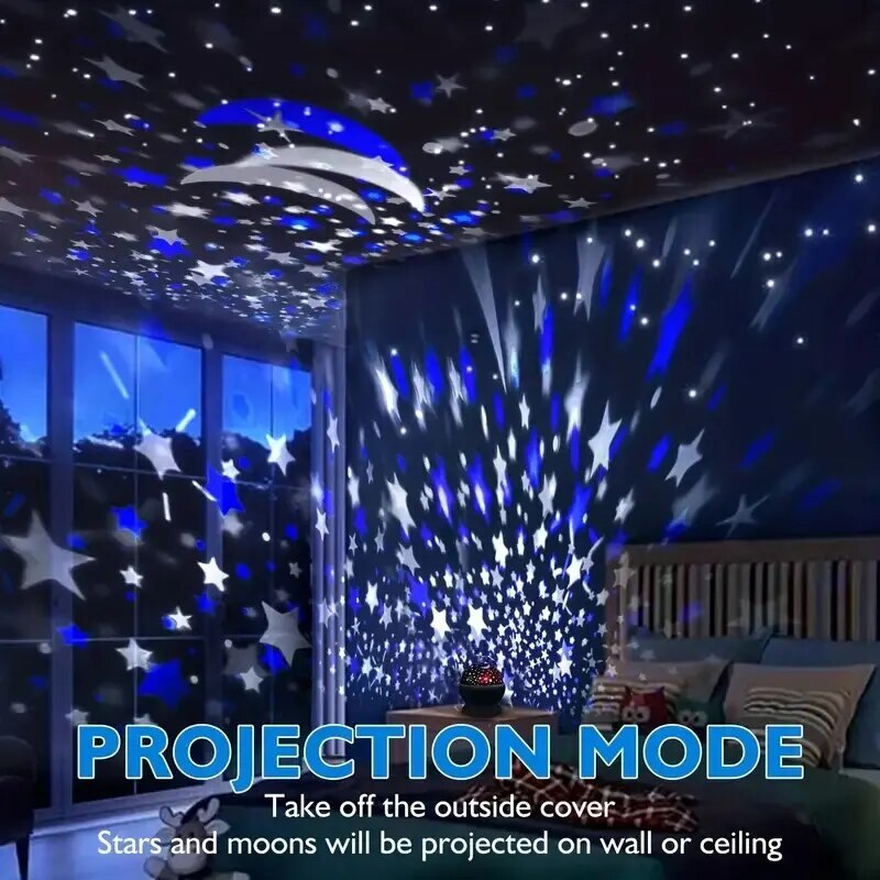 Night Lamp Projector Starry Sk - Baby Nursery Equipment reseña y precio